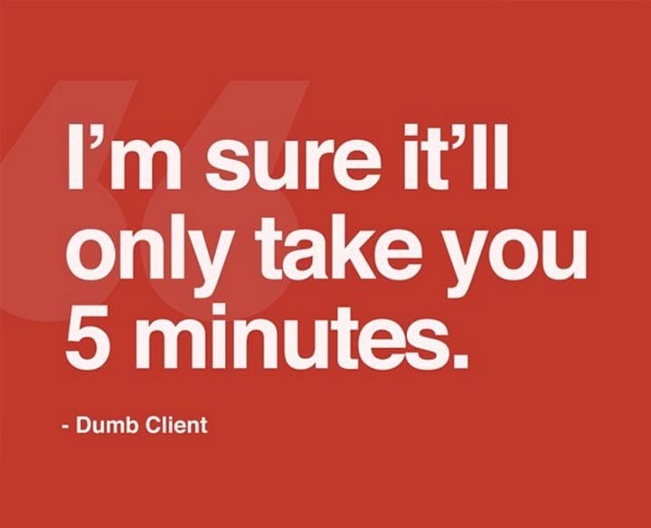 Dumb Things Clients Say to Graphic Designers