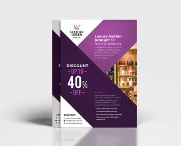 Free A4 Shop Poster Template