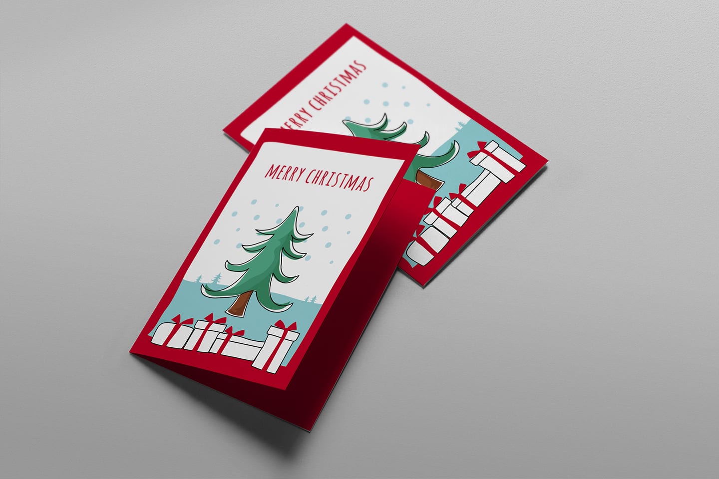Free Christmas Card Templates for Photoshop & Illustrator With Regard To Adobe Illustrator Christmas Card Template