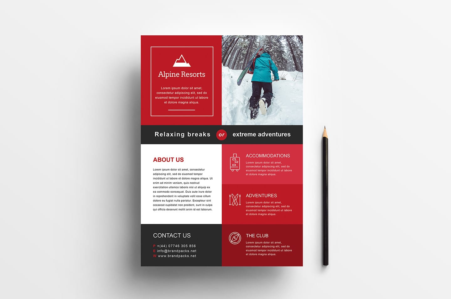 Free A4 Poster Template - PSD, Ai & Vector - BrandPacks