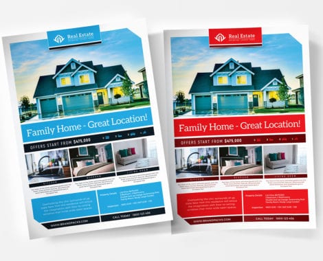 Free Real Estate Poster Templates
