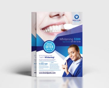 Free Dental Clinic Poster Template