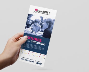 Free Charity DL Rack Card Template