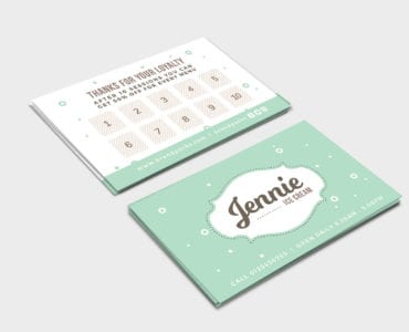 Free Loyalty Card Template