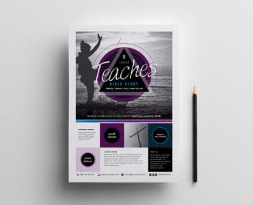Free Church Poster Template