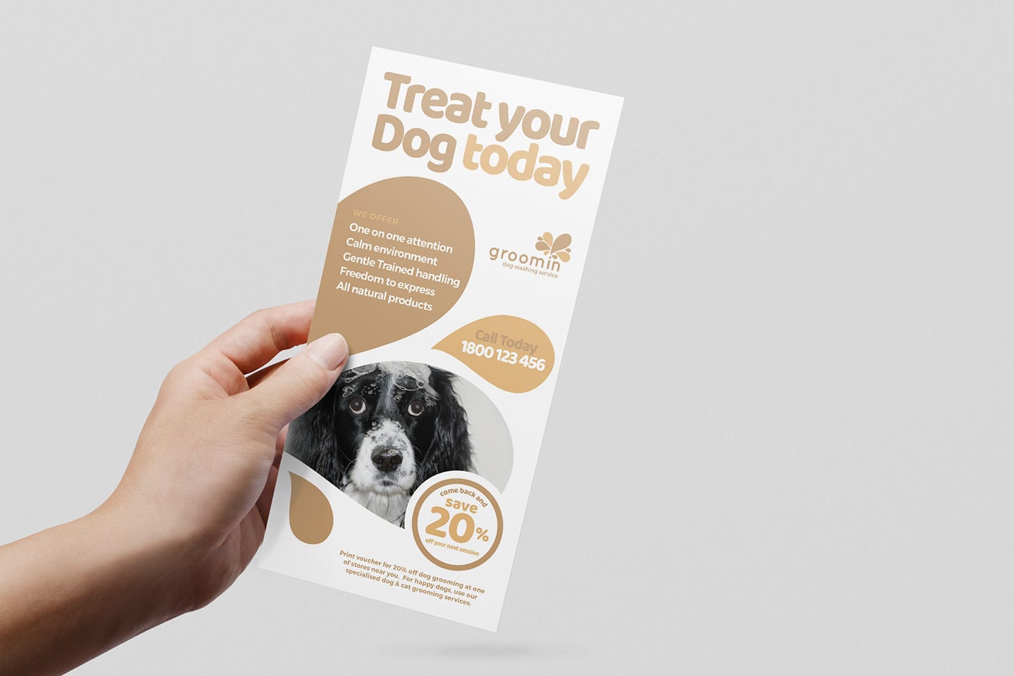 Free Pet Service Templates Pack - PSD, Ai & Vector - BrandPacks Throughout Dog Grooming Flyers Template