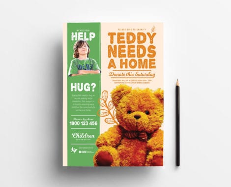Free Children's Charity Poster Template