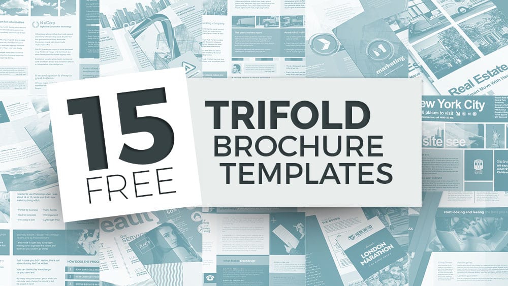 15 Free Tri-Fold Brochure Templates for Photoshop & Illustrator