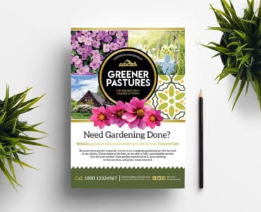 Free Gardening Poster Template