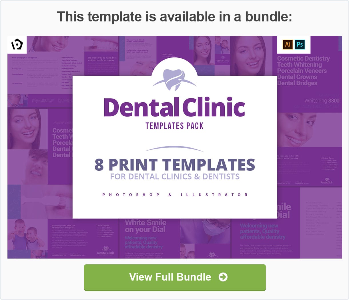 Dental Clinic Templates Pack by BrandPacks