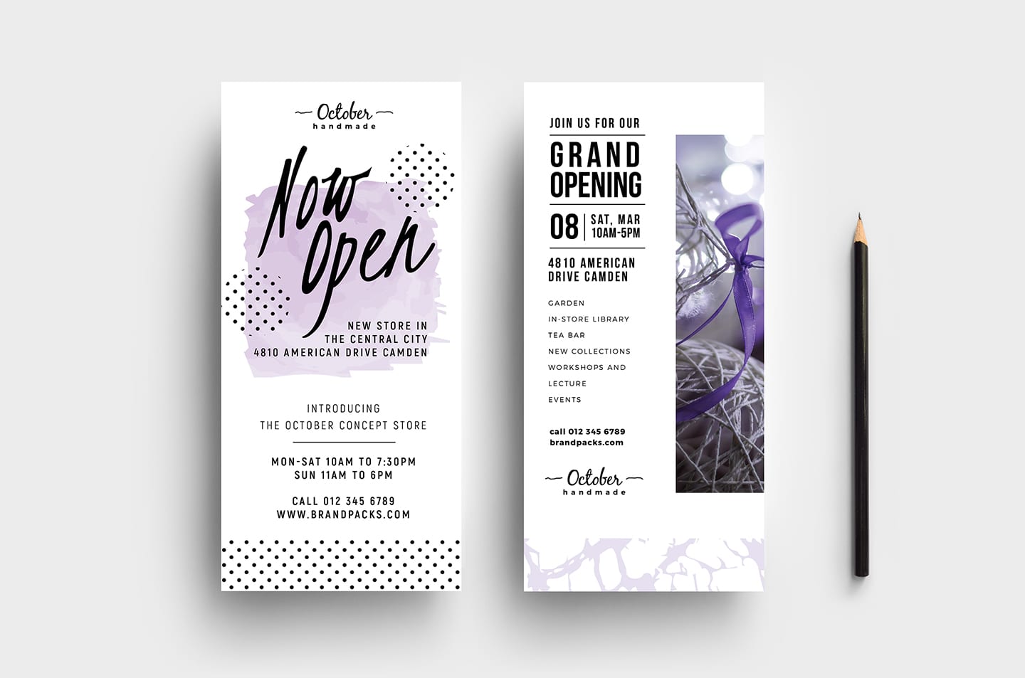 Free Grand Opening Rack Card Template
