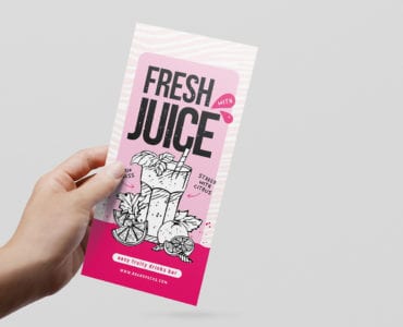 Free Juice Bar Flyer Template