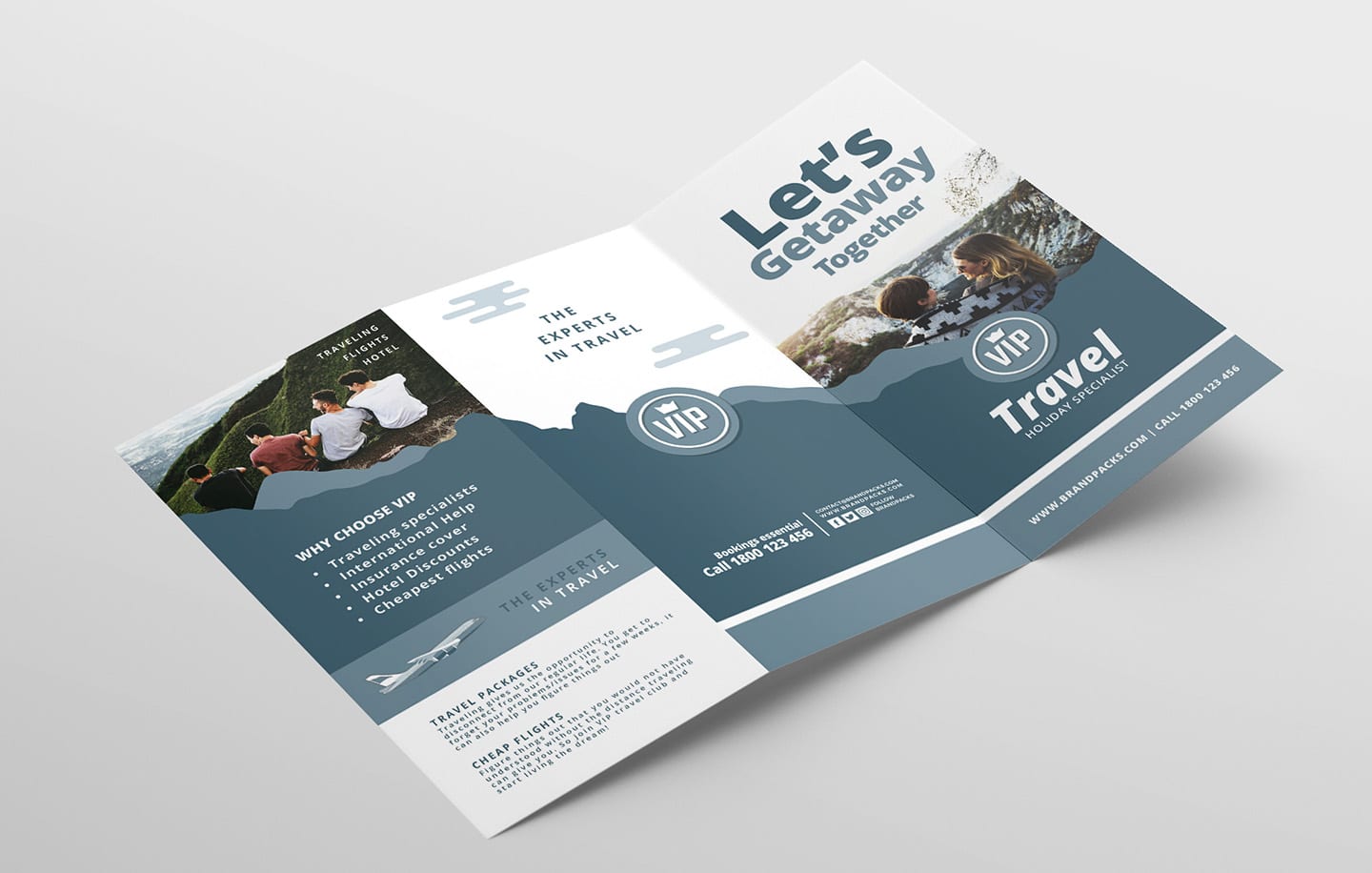 Free Travel Agency Poster & Brochure Template in PSD, Ai & Vector Pertaining To Travel And Tourism Brochure Templates Free