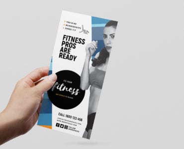 Free Fitness DL Flyer Template