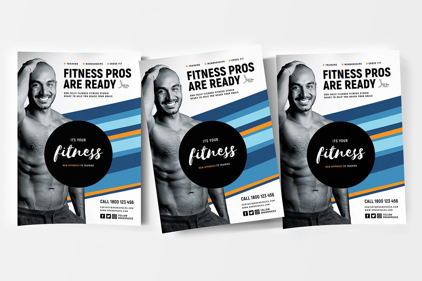 Free Fitness Poster Template