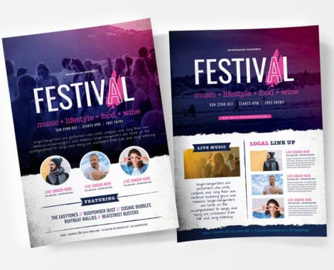 Free Festival / Concert Poster Templates