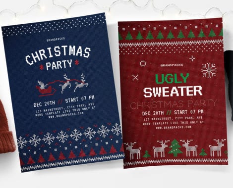 Free Christmas Poster Template