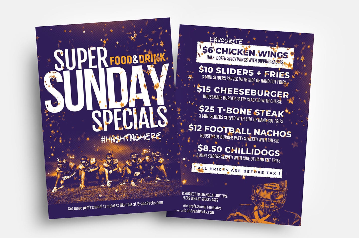 Free Super Sunday Flyer Template - PSD, Ai & Vector - BrandPacks