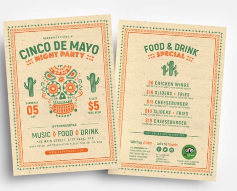 Free Cinco De Mayo Flyer Templates
