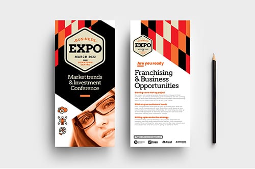 Business Expo DL Rack Card Template