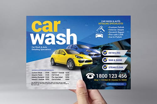 Car Wash Flyer Template v2