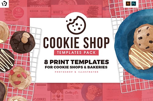 Cookie Shop Templates Pack