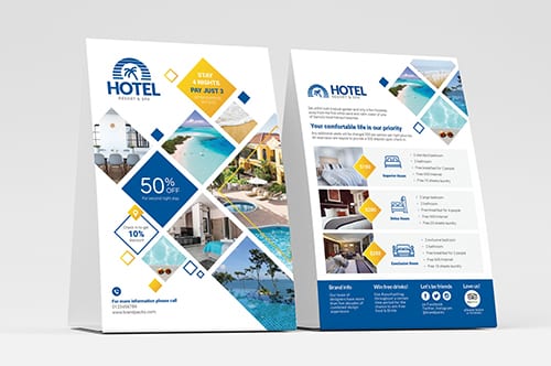 Hotel Table Tent Templates