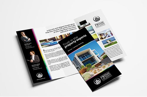 Real Estate Agency Tri-Fold Brochure Template