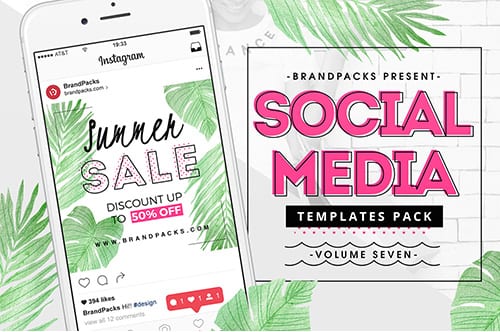 Summer Sale Social Media Templates
