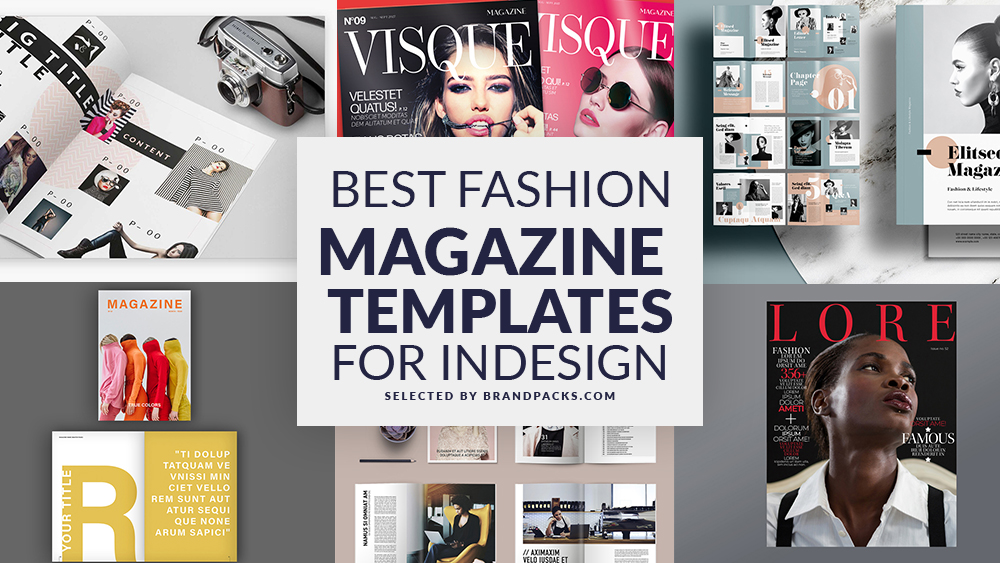 18 Best InDesign Fashion Magazine Layout