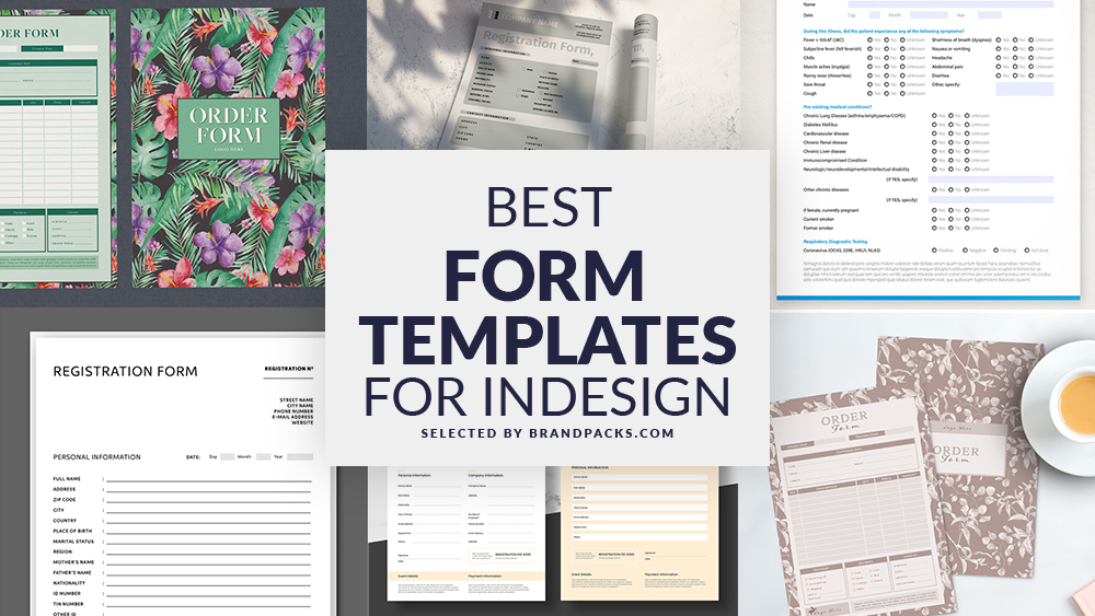 17 Best InDesign Form Templates