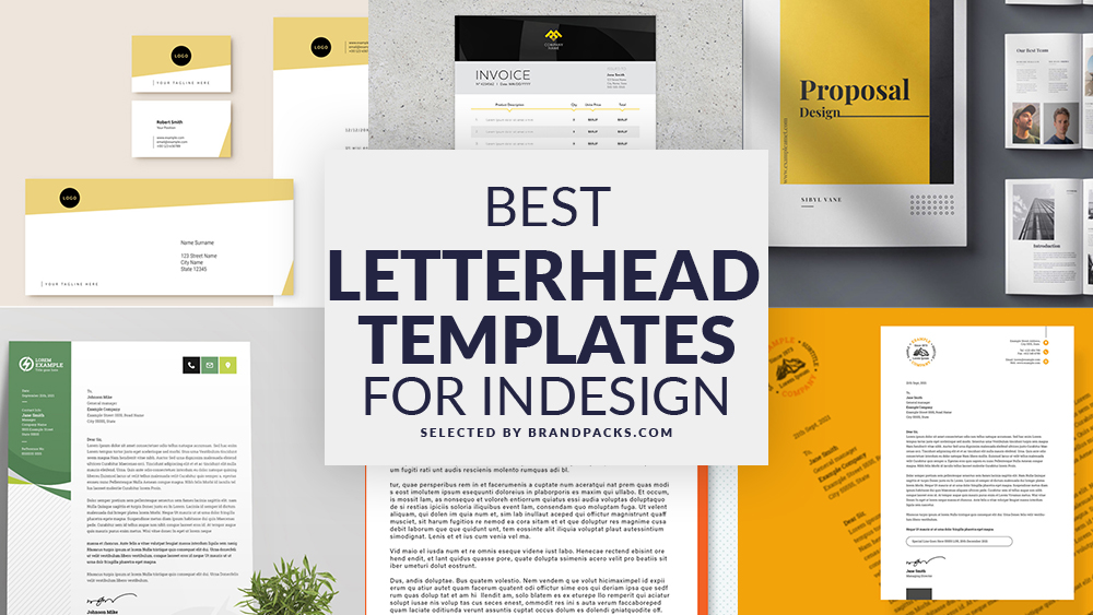 29 Best InDesign Letterhead Templates