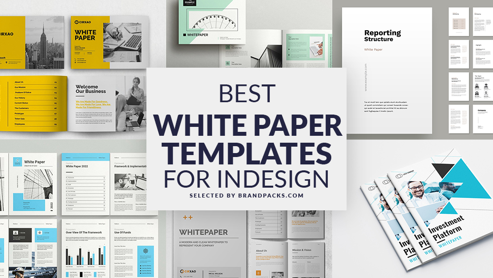 11 Best InDesign White Paper Templates