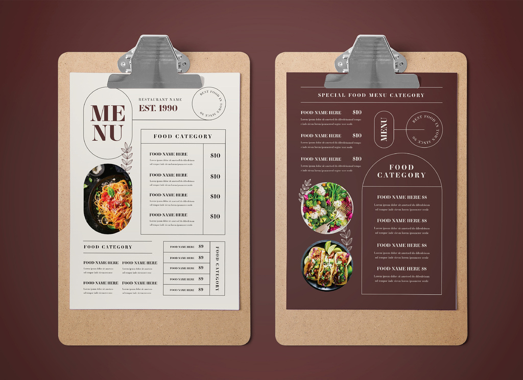 minimalist-food-menu-layout-illustrator