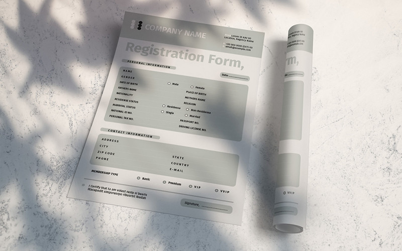 registration-form-layout-with-green-accents-indd