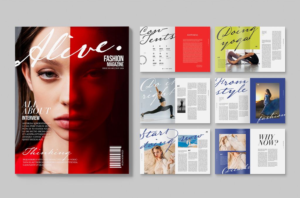 Lifestyle Magazine Template for InDesign