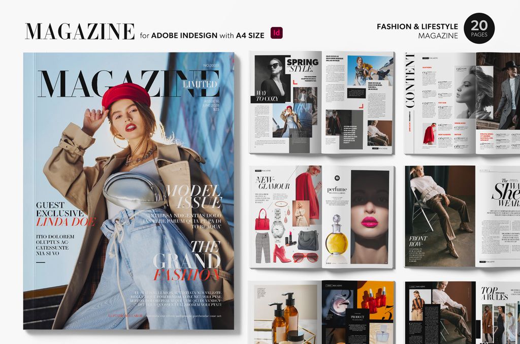 Magazine Template for InDesign