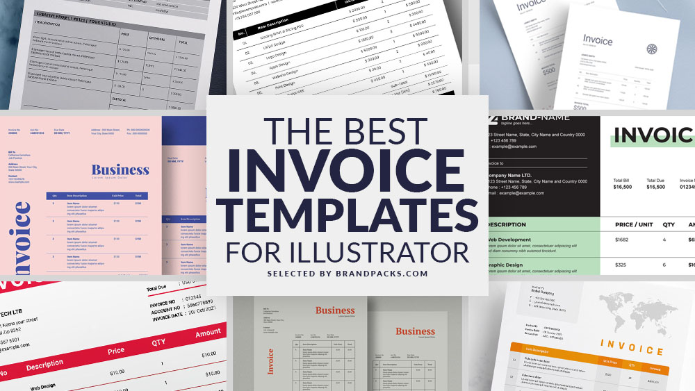 Invoice Templates for Adobe Illustrator