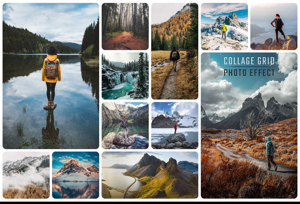 Best Photo Collage Templates for Photoshop - BrandPacks