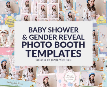 20+ Photo Booth Templates for Baby Showers & Gender Reveals