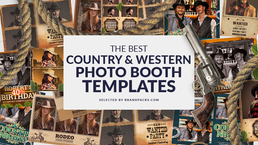 25+ Country & Western Photo Booth Templates for Wild West Parties