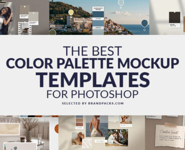 10+ Color Palette Mockup Templates for Photoshop