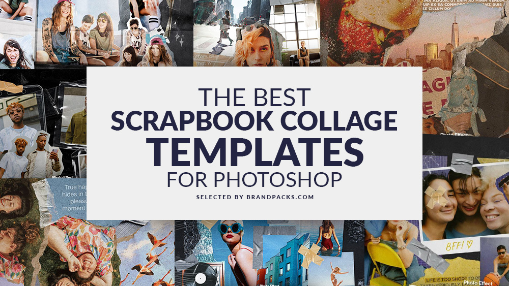 17 Best PSD Scrapbook Collage Mockups for Photoshop