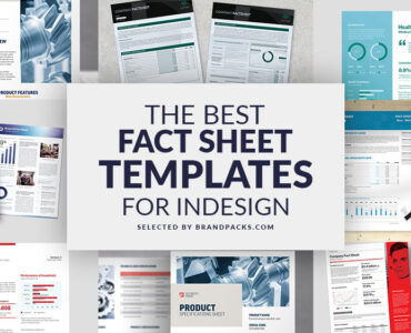 17 InDesign Fact Sheet Templates