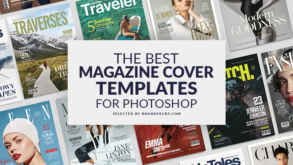 39 Magazine Cover Templates for Photoshop