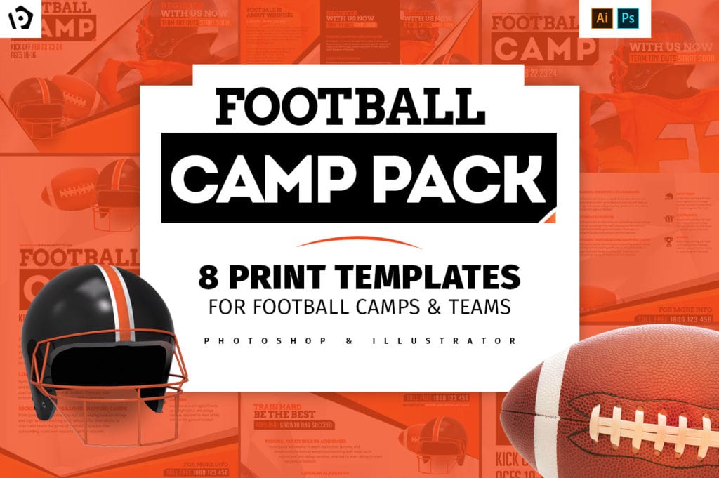 Football Camp Flyer Template Free