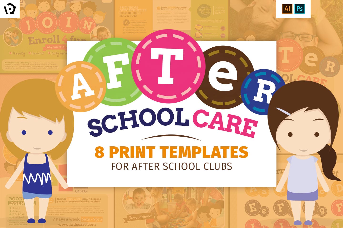 After School Kid's Care Templates Pack