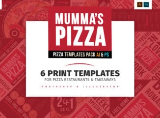 Pizza Templates Pack - BrandPacks