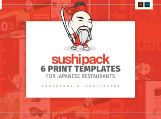 Sushi Restaurant Menu Templates Pack