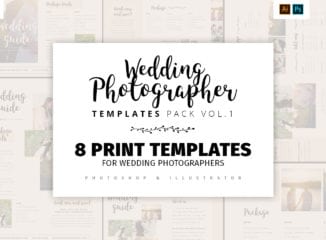 Wedding Photography Templates Pack